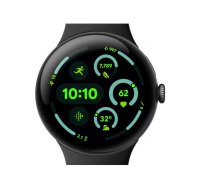 Google Pixel Watch 3 AMOLED 45 mm Digitāls Skārienjūtīgais ekrāns 4G Melns Wi-Fi GPS