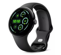 Google Pixel Watch 3 AMOLED 45 mm Digitāls Skārienjūtīgais ekrāns 4G Melns Wi-Fi GPS