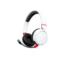 HyperX Cloud Mini — bezvadu spēļu austiņas (baltā krāsā)