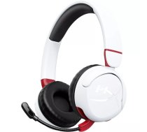 HyperX Cloud Mini — bezvadu spēļu austiņas (baltā krāsā)