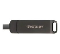 USB zibatmiņa PATRIOT Rage R550 32 GB — USB Type-A / USB Type-C, 3.2 Gen 1, pagriežama, melna