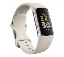 Aktivitātes izsekotājs Fitbit Charge 6 Porcelain GA05185‑EU — sirdsdarbības monitors, iebūvēts GPS