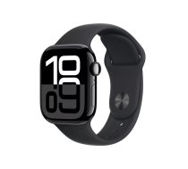 Apple Watch Series 10 OLED 42 mm Digitāls 374 x 446 pikseļi Skārienjūtīgais ekrāns 4G Melns Wi-Fi GPS