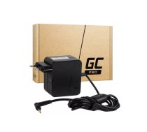 Strāvas adapters Green Cell AD123PV2 65W 20V 3.25A universāls AC-DC priekš Lenovo, melns