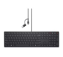Klaviatūra DELL KB525C Office USB QWERTZ Vācu Melna