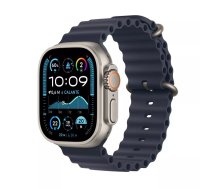 Viedpulkstenis Apple Watch Ultra 2 GPS + Cellular 49mm Natural Titanium Case ar Navy Ocean Band