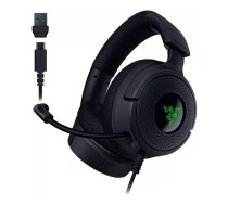 Austiņas Razer Kraken V4 X vadu USB-C/USB-A, supra-aural, 32 Ω, 96 dB, kabelis 1.8 m, melnas