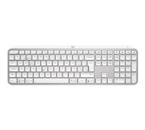 Logitech MX Keys S tastatūra Universāla RF bezvadu Bluetooth QWERTZ Šveices alumīnijs balts