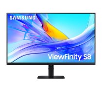 Monitors Samsung S80UD 32" LCD 4K Ultra HD (3840×2160), VA panelis, 5 ms, USB 3.2 centrmezgls, VESA, augstuma regulēšana, melns