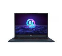 MSI Stealth 16 AI STUDIO A1VGG-232NL Intel Core Ultra 9 185H Portatīvais dators 40,6 cm (16") Quad HD+ 32GB DDR5-SDRAM 2TB SSD NVIDIA GeForce RTX 4070 Wi-Fi 7 (802.11be) Windows 11 Pro Zils