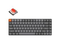 Keychron K3 Max tastatūra Universāla USB RF bezvadu Bluetooth pelēka 75%