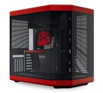 Datora korpuss HYTE Y70 Midi Tower melns, sarkans