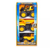 TEAMSTERZ JCB kravas automašīnu komplekts, 3 gab, 18cm