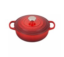 Le Creuset Čuguna katls apaļ&scaron; &Oslash;24cm / 3,4L sarkans