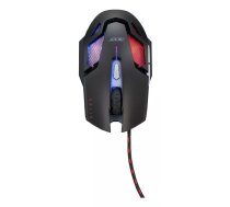 Spēļu pele Acer Nitro NMW200 — ambidekstra, optiskā 7200 DPI, 7 pogas, USB Type-A, melna