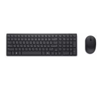 DELL KM555 klusa tastatūra Pele iekļauta Universāls RF bezvadu sakari + Bluetooth QWERTY ENG/RUS Melna
