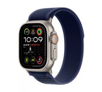 Viedpulkstenis Apple Watch Ultra 2 GPS + Cellular 49mm Dabiskais titāns Zilā takas siksna S/M