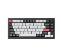 Mechaniskā tastatūra Keychron Q1 HE RGB Hot-Swappable Bezvadu ogļu melna