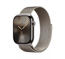 Viedpulkstenis Apple Watch Series 10 GPS + Cellular 46mm Natural Titanium Case with Natural Milanese Loop - M/L