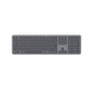 Hama WK-550 Tastatūra Mājas/Biroja RF Wireless Bluetooth QWERTZ Vācu Melna Tumši pelēka