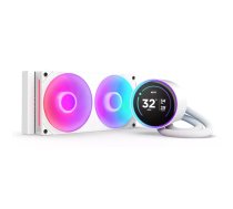 NZXT Kraken Elite 240 RGB procesora AIO šķidruma dzesētājs 12 cm balts