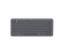 Hama WK-500 Tastatūra Mājas Birojs RF Bezvadu Bluetooth QWERTZ Vācu Melna Tumši Pelēka