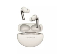 Austiņas ONEPLUS OnePlus Buds Pro 3 — bezvadu iekškanāla TWS, Bluetooth 5.4, ANC, USB‑C uzlādes futlāris, IP55, baltas