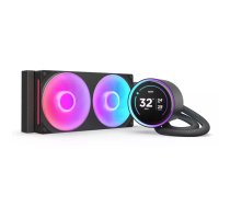 Visi vienā šķidrumu dzesētājs NZXT Kraken Elite 240 RGB 12 cm Melns