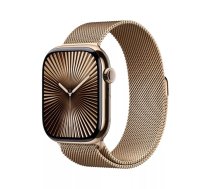 Viedpulkstenis Apple Watch Series 10 GPS + Cellular 46mm Zelta titāna korpuss Zelta Milānas cilpa S/M