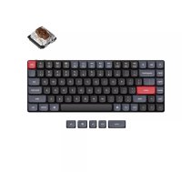 Klaviatūra Keychron K3 Pro Universāla USB + Bluetooth QWERTY Melna Pelēka Sarkanā
