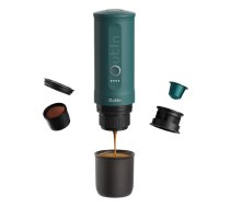Pārnēsājama espresso iekārta OUTIN Outin Nano Black Teal — 20 bar, maltā kafija, akumulators 7500 mAh, 0,67 kg