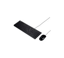 Klaviatūras un peles komplekts ASUS U2000 CZ/SK Black — vadu komplekts ar CZ/SK izkārtojumu