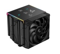 Gaisa dzesētājs DeepCool AK620 Digital PRO — 120 mm ventilators, 1750 apgr./min, 25 dB, 12 V, piemērots LGA1700/AM5, melns