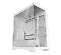Datora korpuss DeepCool CG580 WH White — ATX/mATX/ITX, rūdīts stikls, atbalsta 120/140 mm ventilatorus, 3.5"×2, 2.5"×3, USB 3.2 Gen1