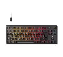 Klavietes Corsair K70 CORE TKL Gaming USB QWERTZ Vācu Melna