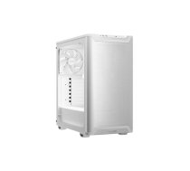 Datora korpuss be quiet! PURE BASE 501 Airflow Window Midi Tower White — ATX, rūdīts stikls, atbalsts 3x140/120 ventilatori, 2x3.5" + 5x2.5", USB-C