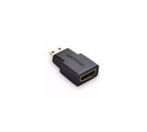 Ugreen 20101 kabeļu spraudņu pāreja HDMI Mini-HDMI Melns, Zelts