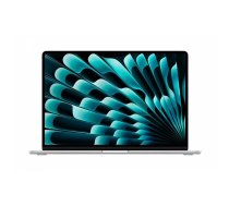 Apple MacBook Air Apple M M3 Portatīvais dators 38,9 cm (15.3") 16 GB 256 GB SSD Wi-Fi 6E (802.11ax) macOS Sequoia Sudrabs