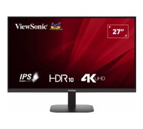 Monitors VIEWSONIC VA2708-4K-HD 27" 4K Ultra HD (3840x2160) IPS LED, 4 ms, VESA, melns