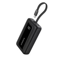 Anker Power Bank ar iebūvētu USB-C kabeli | A1688H11 | 10000 mAh | Black