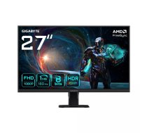 27" GIGABYTE GS27FA Full HD 1920×1080 IPS 180Hz 1 ms LED monitors, 300 cd/m², HDR, DisplayPort 1.4, 2×HDMI 2.0, VESA 100×100, noliekums