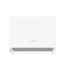 Galda bezvadu maršrutētājs Cudy LT400E — vienjoslas 2.4 GHz Wi‑Fi 4 (802.11n), 300 Mbps, 4x Fast Ethernet, 4G LTE (NanoSIM) — balts