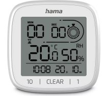Digitālais pulkstenis Hama 00185893 Kvadrāts Balts Sienas/Galda Baterija AAA