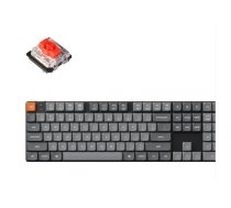 Bezvadu mehāniskā tastatūra Keychron K5 MAX melna zema profila