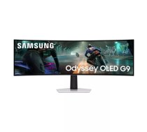 Samsung S49DG910SU monitori 124,5 cm (49") 5120 x 1440 pikseļi Dual QHD OLED Sudrabs