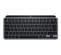 Logitech Master Series MX Keys Mini for Mac - Tastatūra - kompakta - ar aizmugurējo apgaismojumu - bezvadu - Bluetooth LE - AZERTY - franču - kosmosa pelēka (920-012646)