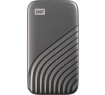 Ārējais cietais disks Western Digital My Passport 4TB USB Type-C 3.2 Gen 2 Pelēks