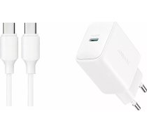 Lādētājs Joyroom JR-TCF20 USB-C PD 20W ar 1 m USB-C — USB-C kabeli — Joyroom