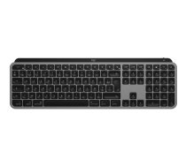 Logitech MX Keys S Mac tastatūra Office RF Wireless Bluetooth AZERTY franču alumīnijs melns