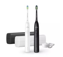 Skaņas zobu suka Philips Series 5300 HX7109/01 uzlādējama, 2 rokturi, 2 uzgaļi, 62 000 kust./min, 2 ātrumi, ceļojuma maciņš